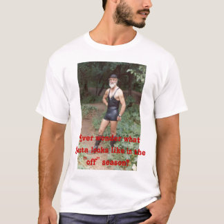 T-shirt Père Noël en juillet