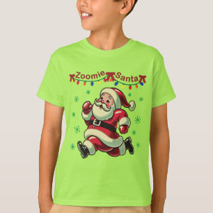 T-shirt Père Noël en mode Zoomie Noël