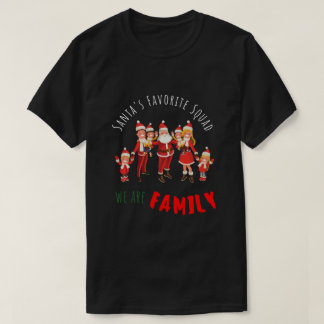 T-shirt Père Noël Escouade préférée WeAreFamily Chemise de