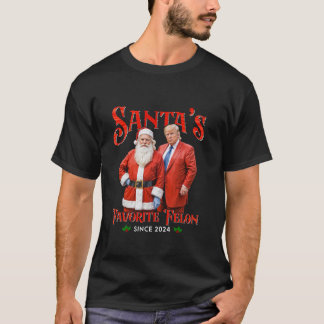 T-shirt Père Noël est le Felon favori depuis 2024 Noël Noë