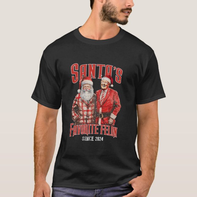 T-shirt Père Noël est le Felon favori depuis le Pyjama de  (Devant)