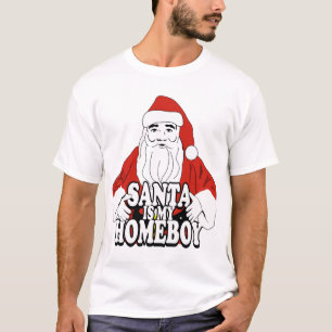 T-shirt Père Noël est mon homeboy