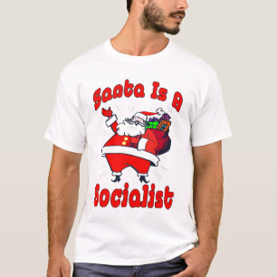 T-shirt Père Noël est un socialiste