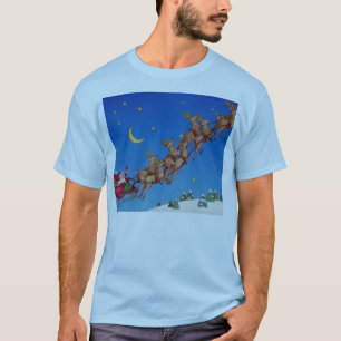 T-shirt Père Noël et chemise de renne