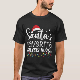 T-shirt Père Noël Favori Dialyse Nurse Sweater Chris