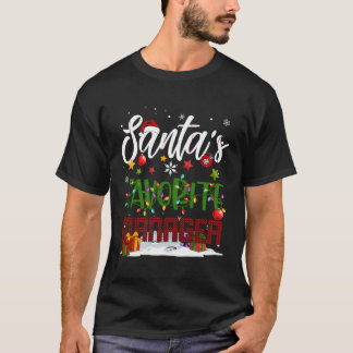 T-shirt Père Noël Favori Manager Family Matching Group Chr
