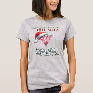 T-shirt Père Noël Favori Mess Martini Noël