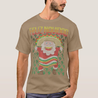 T-shirt Père Noël Feliz Navidad Ugly Christmas Sw