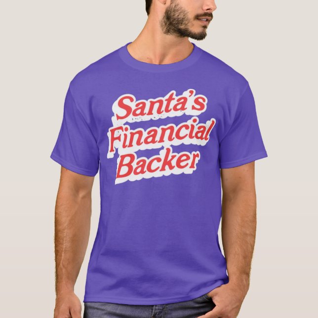 T-shirt Père Noël Financial Backer (Devant)