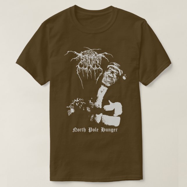 T-shirt Père Noël foncé (Design devant)