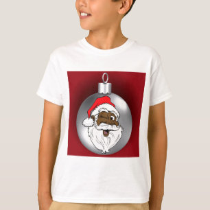 T-shirt Père Noël font face à l'ornement 2