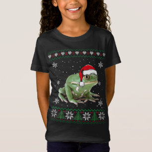T-Shirt Père Noël Frog laide Sweater Animaux Pyjama de Noë