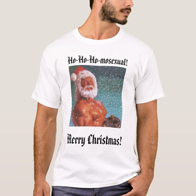 T-shirt Père Noël gai (Devant)