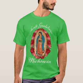 T-shirt Père Noël Guadalupe catholique Saint du Mexique, A