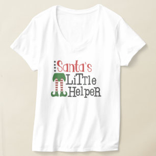 T-shirt Père Noël Helper Apparel, Festive Elf Noël