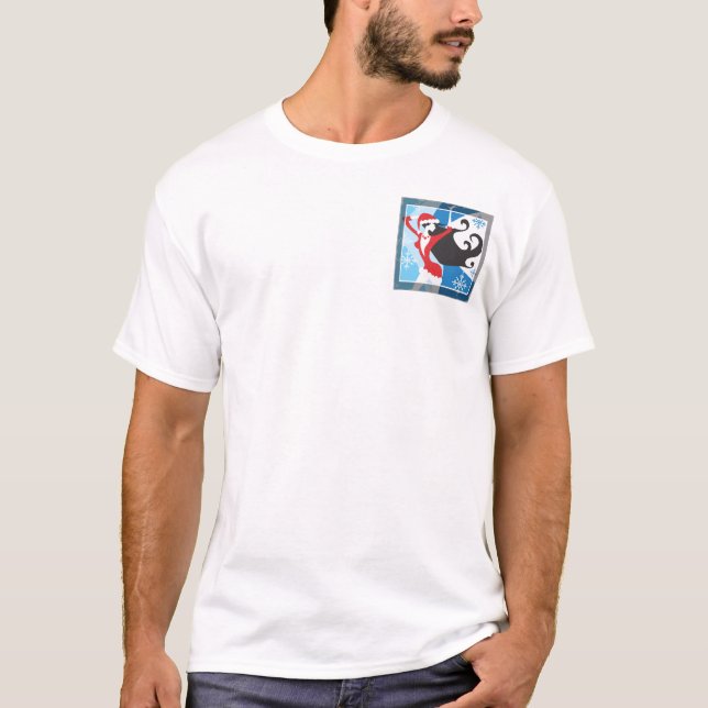 T-shirt Père Noël Helper - Joyeux Noël (Devant)