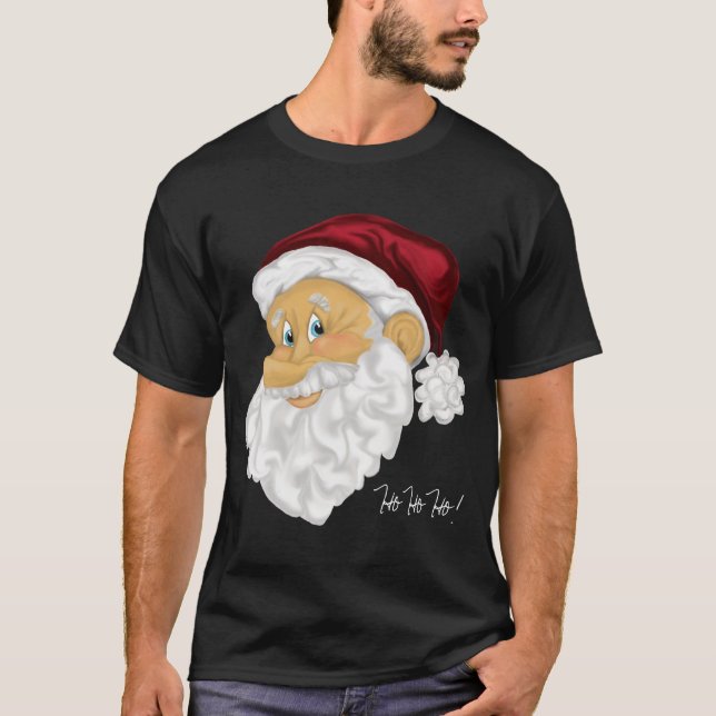 T-shirt Père Noël, Ho Ho Ho ! (Devant)