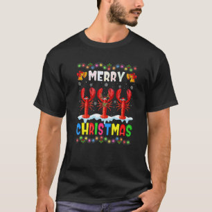 T-shirt Père Noël Homard Animaux Joyeux Noël Pyjama
