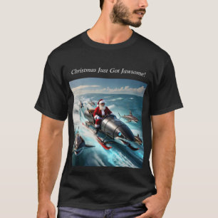 T-shirt Père Noël Jaws