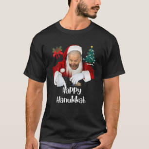 T-shirt Père Noël Joe Biden Happy Hanoukka Christmas Funny