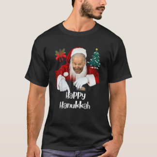 T-shirt Père Noël Joe Biden Happy Hanoukka Christmas Funny