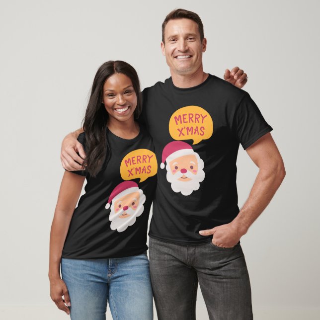 T-shirt père Noël Joyeux Noël (Unisexe)