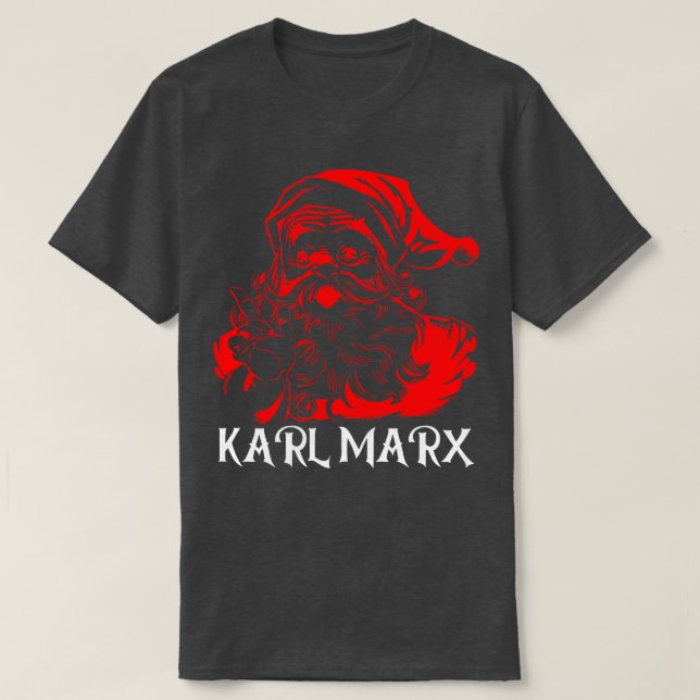 T-shirt Père Noël Karl Marx 1 (Design devant)