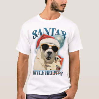 T-shirt Père Noël Little Helper Pas Aujourd'Hui !, Noël