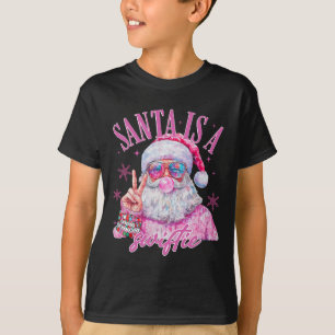 T-shirt Père Noël Lunettes Roses Est Un Père Noël Swifty N