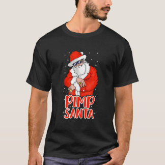T-shirt Père Noël maquillé Inapproprié