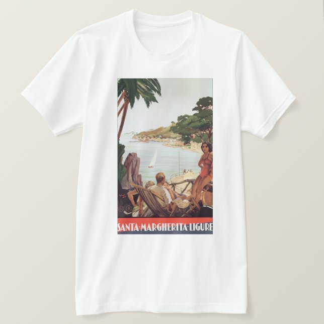 T-shirt Père Noël Margherita Ligure (Design devant)