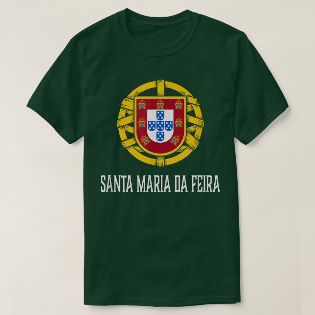 T-shirt Père Noël Maria da Feira, Portugal Portugais  (Design devant)
