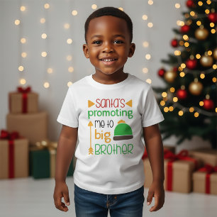 T-shirt Père Noël me faisant la promotion de grand frère p