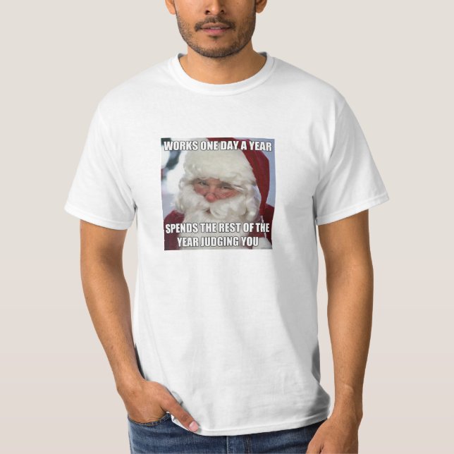 T-shirt Père Noël Meme (Devant)