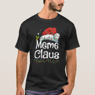 T-shirt Père Noël Meme Chapeau de Noël Pyjama Famille Corr