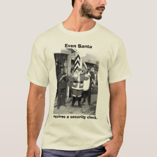 T-shirt père Noël, même Père Noël, exige un contrôle de