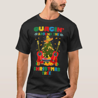 T-shirt Père Noël mexicain ou Guacin autour de Noël