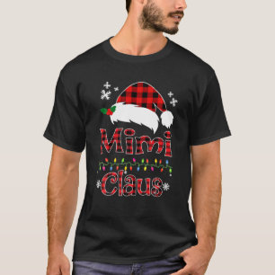 T-shirt père Noël Mimi Claus Famille de jumelage de Noël