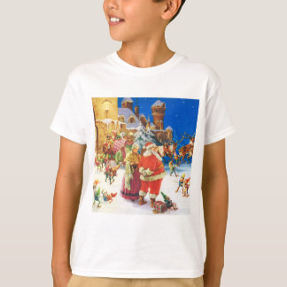 T-shirt Père Noël & Mme Claus, Christmas Eve, Le Pôle Nord