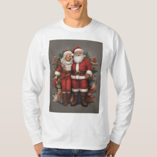 T-shirt "Père Noël & Mme Claus Embrace"