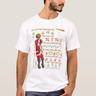 T-shirt Père Noël moche de Noël