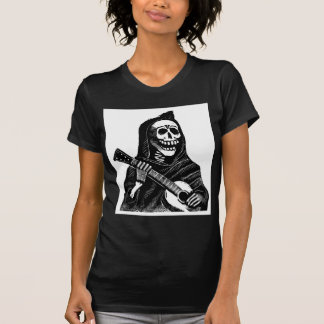 T-shirt Père Noël Muerte (faucheuse mexicaine) jouant la