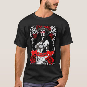T-shirt Père Noël Muerte Père Noël Catarina la douce mort