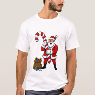 T-shirt Père Noël musclé qui fait le beau ! Le Père Noël c