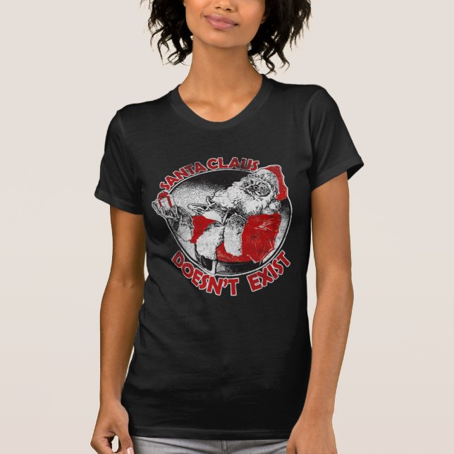 T-shirt Père Noël n'existe pas ! (Devant)