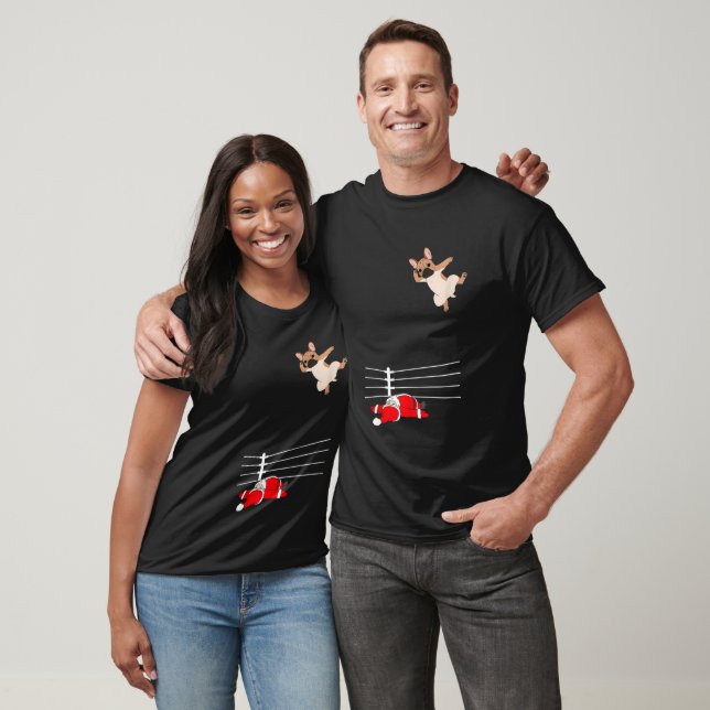 T-shirt Père Noël Noël amusant (Unisexe)