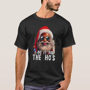 T-shirt Père Noël Noir Afro Africain Américain Je Le Fais 