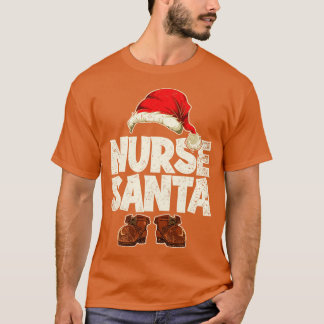 T-shirt Père Noël Nourriture de Noël drôle Noël Père Noël