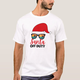 T-shirt Père Noël Off Duty Noël En Juillet