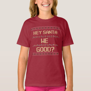 T-shirt Père Noël, on va bien ? Fun de chemise de Noël lai